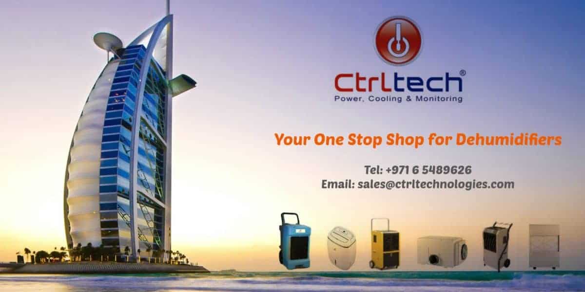 Buy dehumidifier in Dubai, UAE from CtrlTech.