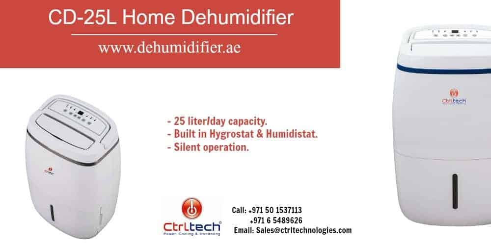 CD-25L home dehumidifier in Dubai, UAE.