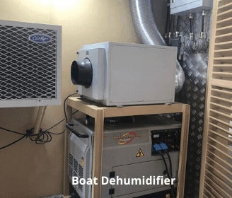 Boat dehumidifier for marine, yacht and caravan.