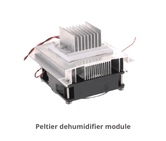 Peltier dehumidifier module.